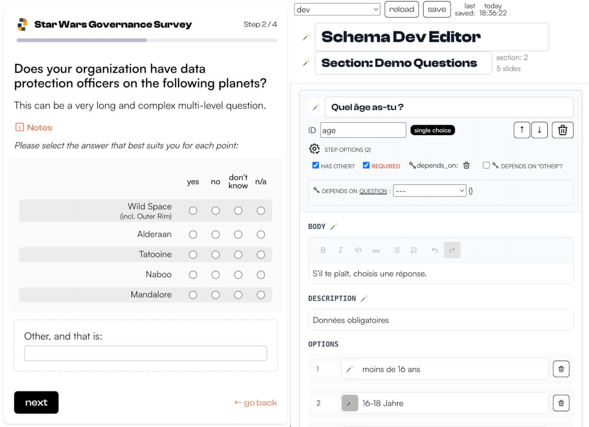 E2E Community Survey Kit