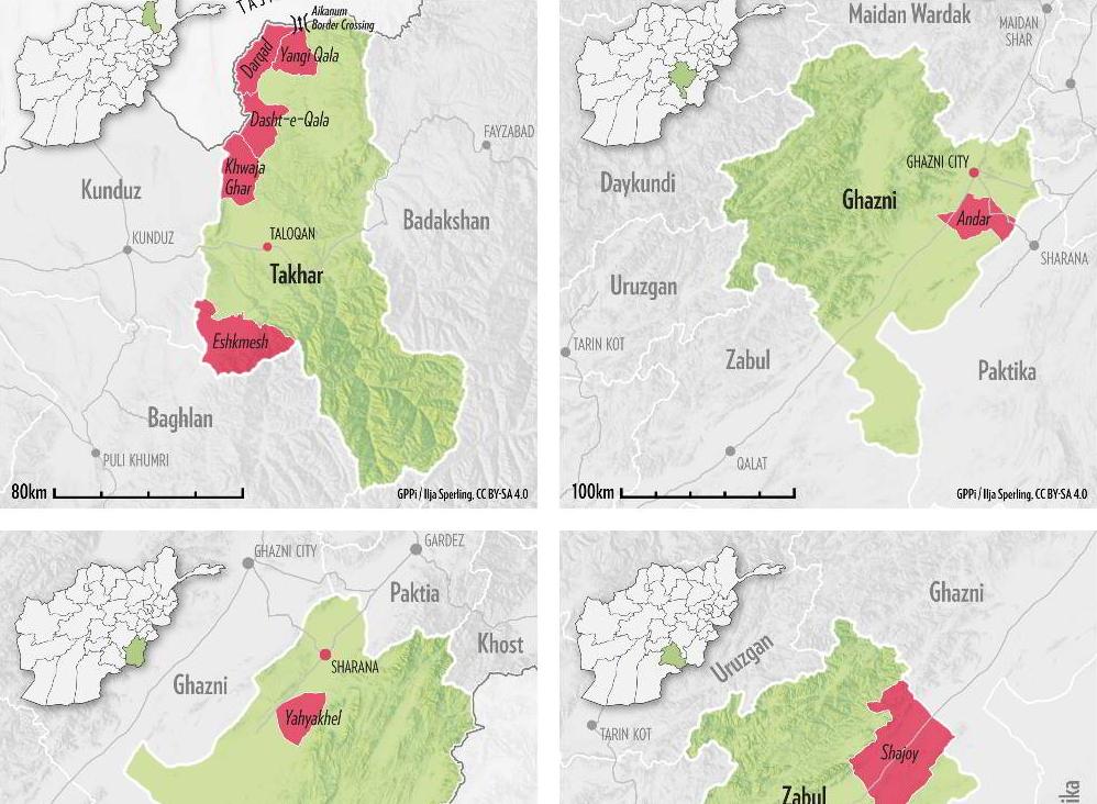 Militias in Afghanistan - Case Study Maps & Charts